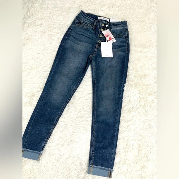 KANCAN NEW Sabrina  High Rise Ankle Skinny Jeans, 1/24 - Picture 2 of 16